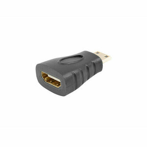 Adaptador Mini HDMI a HDMI Lanberg AD-0037-BK Negro - HAMISHOP07