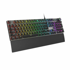 Teclado Gaming Genesis THOR 380 LED RGB Negro Qwerty Español - HAMISHOP07