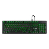 Teclado Savio RX FULL Negro Verde QWERTY - HAMISHOP07