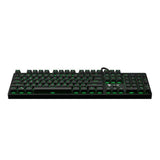 Teclado Savio RX FULL Negro Verde QWERTY - HAMISHOP07