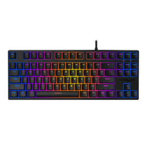 Teclado Krux Atax PRO RGB Negro QWERTY - HAMISHOP07