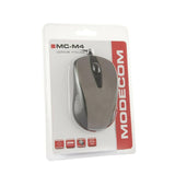 Ratón Modecom MC-M4 Negro Gris Plateado - HAMISHOP07