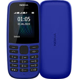 Teléfono Móvil Nokia 105 Azul - HAMISHOP07