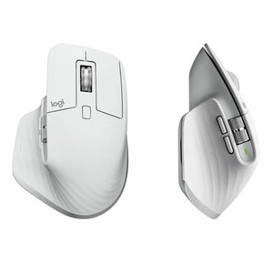 Ratón Inalámbrico Logitech MX Master 3S Blanco Gris - HAMISHOP07