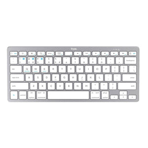 Teclado Bluetooth Trust 24907 Plateado Portugués - HAMISHOP07