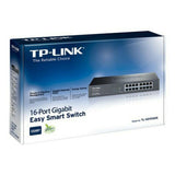 Switch de Armario TP-Link TL-SG1016DE RJ45 32 Gbps Negro - HAMISHOP07