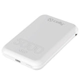 Power Bank Inalámbrico Celly 5000 mAh Blanco - HAMISHOP07