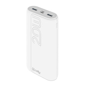 Power Bank Celly 20000 mAh Blanco - HAMISHOP07