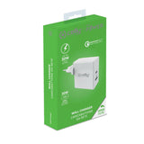 Cargador de Pared 2 en 1 Celly Blanco 30 W - HAMISHOP07