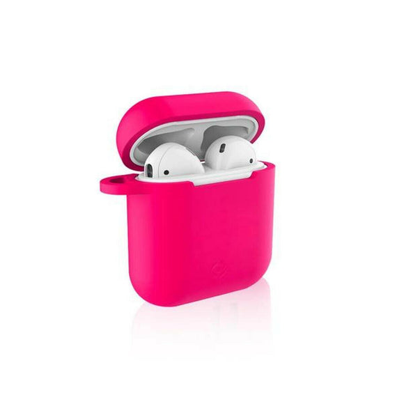 Funda Protectora Celly AIRPODS 1/2 GEN Auriculares Silicona Plástico - HAMISHOP07