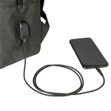 Mochila con Power Bank y Compartimento para Tablet y Portátil Celly URBANBACKBK Negro Gris - HAMISHOP07