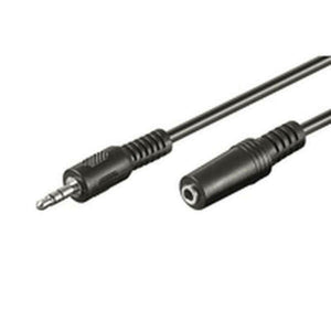 Cable Audio Jack (3,5 mm) Ewent EW-220200-030-N-P Negro - HAMISHOP07