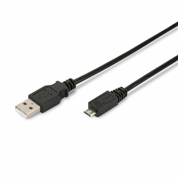 Cable USB a micro USB Ewent EW-UAB-010-MC 1 m - HAMISHOP07