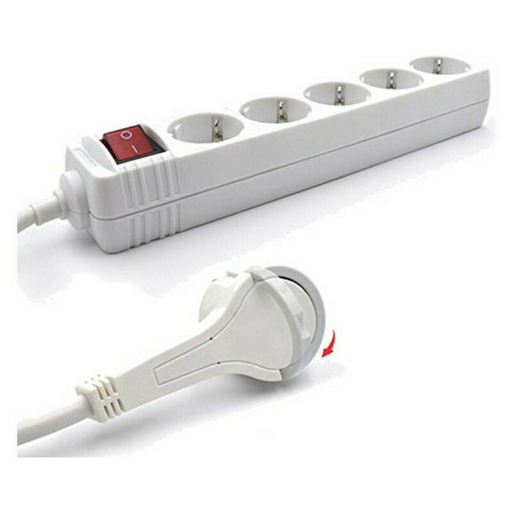 Regleta Enchufes 5 Tomas con Interruptor Ewent EW3955 3500W 1,5 m - HAMISHOP07