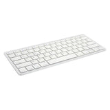 Teclado Bluetooth Ewent EW3161 Blanco Plateado QWERTY - HAMISHOP07