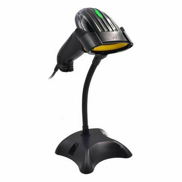 Lector Código de Barras con Soporte Ewent EW3400 LED USB Negro - HAMISHOP07