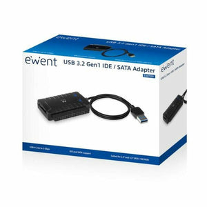 Adaptador Ewent EW7019 Negro SATA USB-A IDE - HAMISHOP07