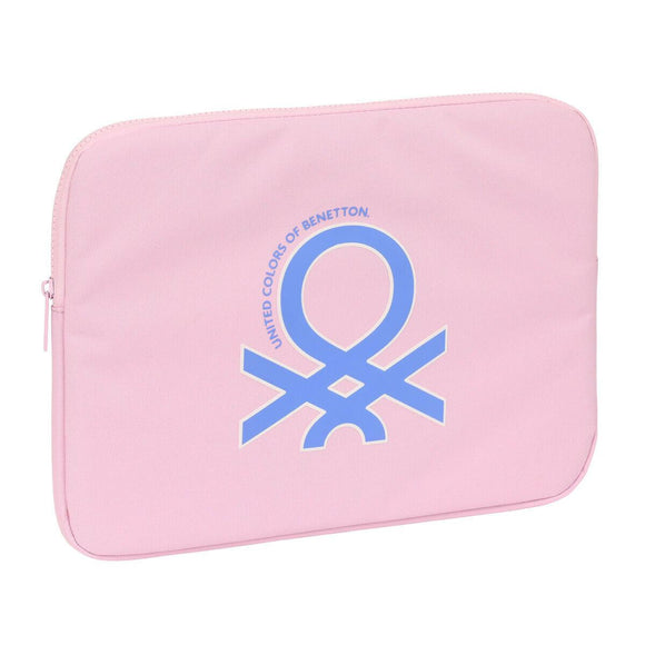 Funda para Portátil Benetton Pink Rosa (34 x 25 x 2 cm) - HAMISHOP07