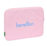 Funda para Portátil Benetton Pink Rosa (34 x 25 x 2 cm) - HAMISHOP07