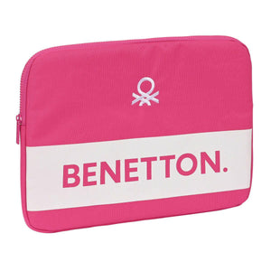 Funda para Portátil Benetton Raspberry Fucsia (34 x 25 x 2 cm) - HAMISHOP07