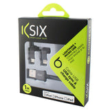 Cable USB a Micro USB y Lightning KSIX - HAMISHOP07