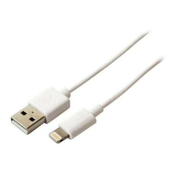 Cable USB a Lightning Contact (1 m) Blanco - HAMISHOP07