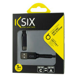 Cable USB-C a USB KSIX 3 m Negro - HAMISHOP07