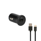 Cargador de Pared + Cable Micro USB KSIX 2A Negro - HAMISHOP07