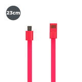 Pulsera Cable Micro USB Contact 23 cm Rosa - HAMISHOP07