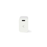 Cargador USB KSIX Blanco - HAMISHOP07