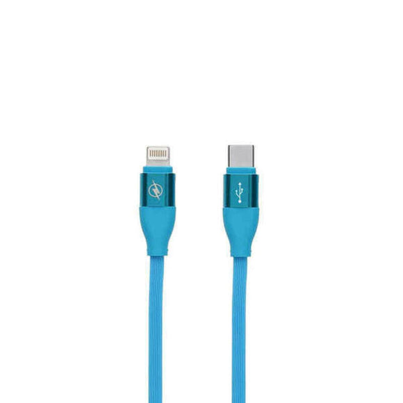 Cable de Datos/Carga con USB Contact LIGHTING Tipo C Azul (1,5 m) - HAMISHOP07