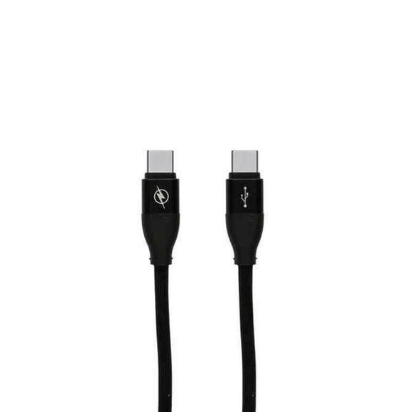 Cable de Datos/Carga con USB Contact Tipo C Negro (1,5 m) - HAMISHOP07