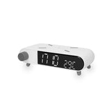 Reloj Despertador con Cargador Inalámbrico KSIX Retro Blanco 10 W - HAMISHOP07