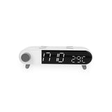 Reloj Despertador con Cargador Inalámbrico KSIX Retro Blanco 10 W - HAMISHOP07