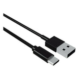 Cable USB A a USB C Contact (1 m) Negro - HAMISHOP07