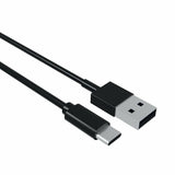 Cable USB A a USB C Contact (1 m) Negro - HAMISHOP07