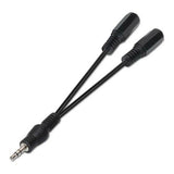 Cable Audio Jack (3,5 mm) Divisor NANOCABLE 10.24.1200 15 cm Negro - HAMISHOP07