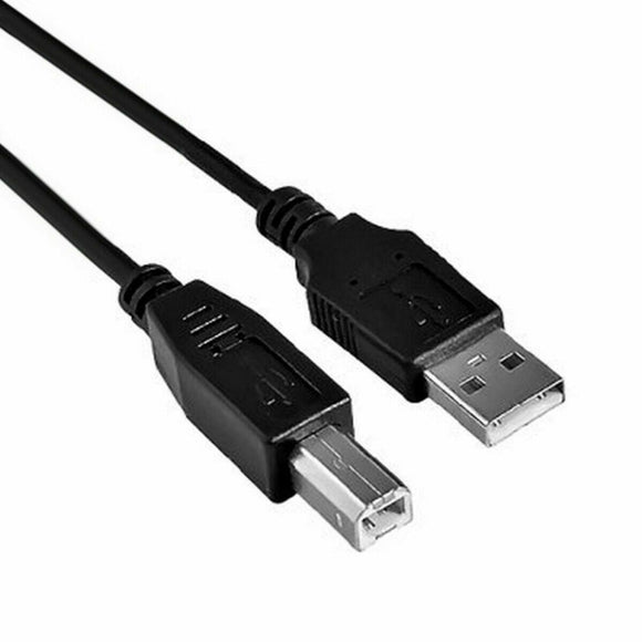 Cable USB A a USB B NANOCABLE 10.01.0104-BK 3 m Negro - HAMISHOP07