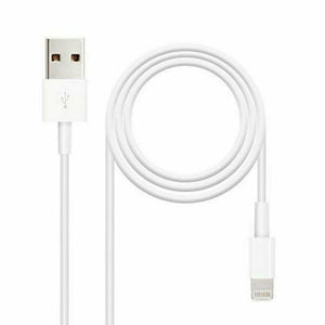 Cable Lightning NANOCABLE 10.10.0401 Blanco - HAMISHOP07