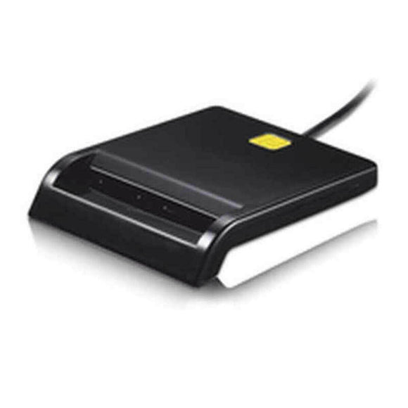 Lector de Tarjetas Inteligentes TooQ TQR-210B USB 2.0 Negro - HAMISHOP07