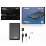 Carcasa para Disco Duro TooQ TQE-2533B USB 3.1 Negro - HAMISHOP07