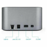 Dock Station Dual TooQ TQDS-805G 2.5"-3.5" HDD/SSD SATA USB 3.0 Gris