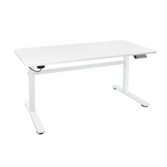 Mesa de Escritorio TooQ TQESSD01-W Eléctrica Blanco Acero (140 x 60 x 73 cm) - HAMISHOP07