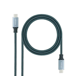 Cable USB C NANOCABLE 10.01.4101-COMB Verde 1 m - HAMISHOP07