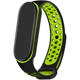 Correa para Reloj Cool Negro Verde Xiaomi Mi Band 5 , 6, 7, Amazfit Band 5 - HAMISHOP07