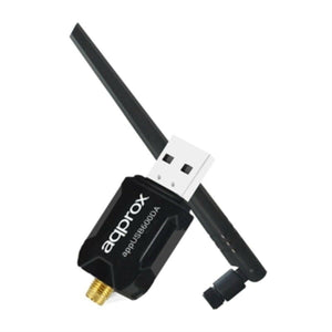 Adaptador USB Wifi approx! APPUSB600DA Negro - HAMISHOP07