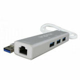 Adaptador de Red approx! APPC07GHUB LAN 10/100/1000 USB 3.0 Gris - HAMISHOP07