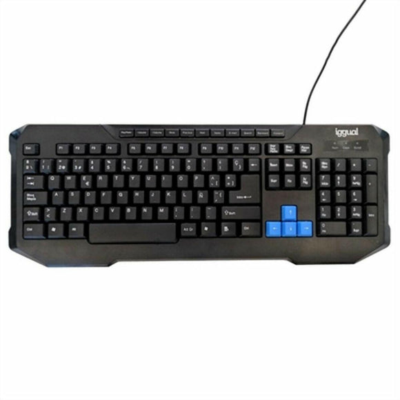 Teclado iggual CK-4BLUE-116T Negro - HAMISHOP07