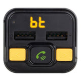 Reproductor MP3 y Transmisor FM Bluetooth para Coche NGS Spark BT Curry 2.4A Amarillo - HAMISHOP07