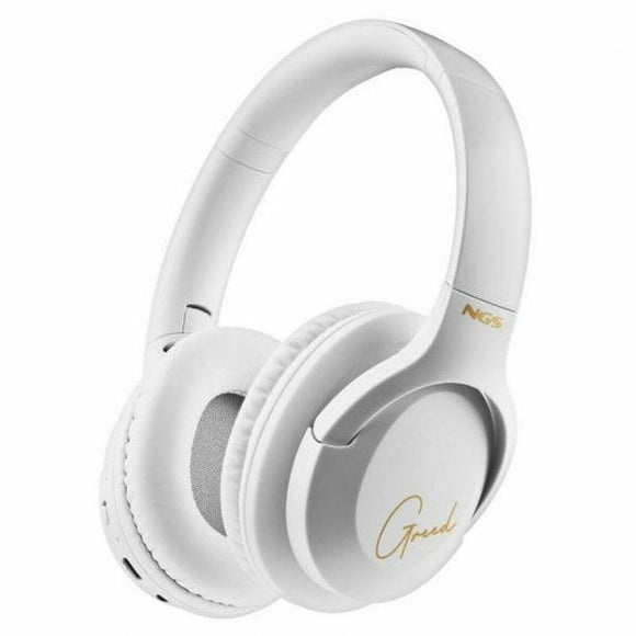 Auriculares Bluetooth con Micrófono NGS ELEC-HEADP-0397 Blanco - HAMISHOP07